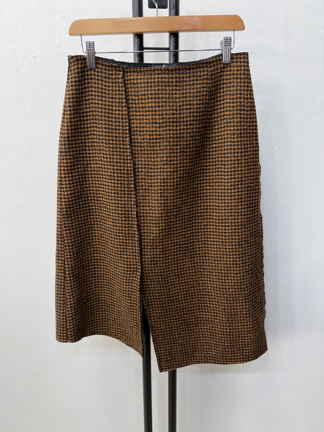 정품) 랑방 한섬 체크 롱 스커트 치마 67 상품이미지1