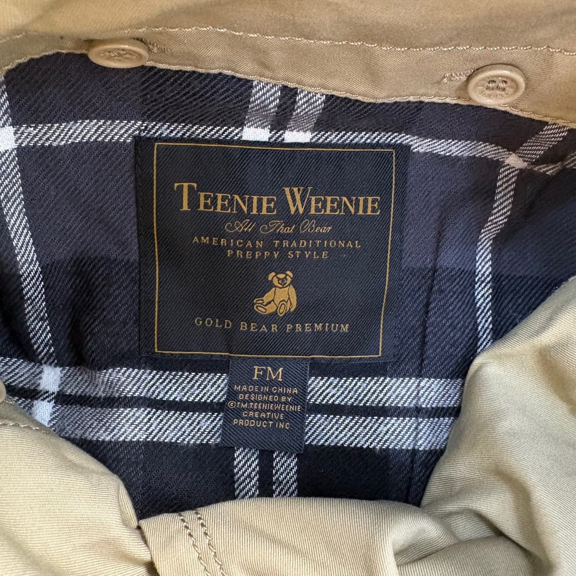 FM 티니위니 여성 트렌치 코트 0407J 상품이미지3