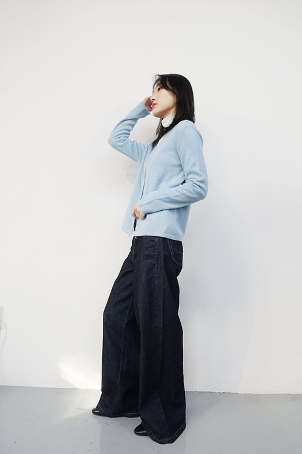 빈티지 캐시미어 프린지 가디건 상품이미지2