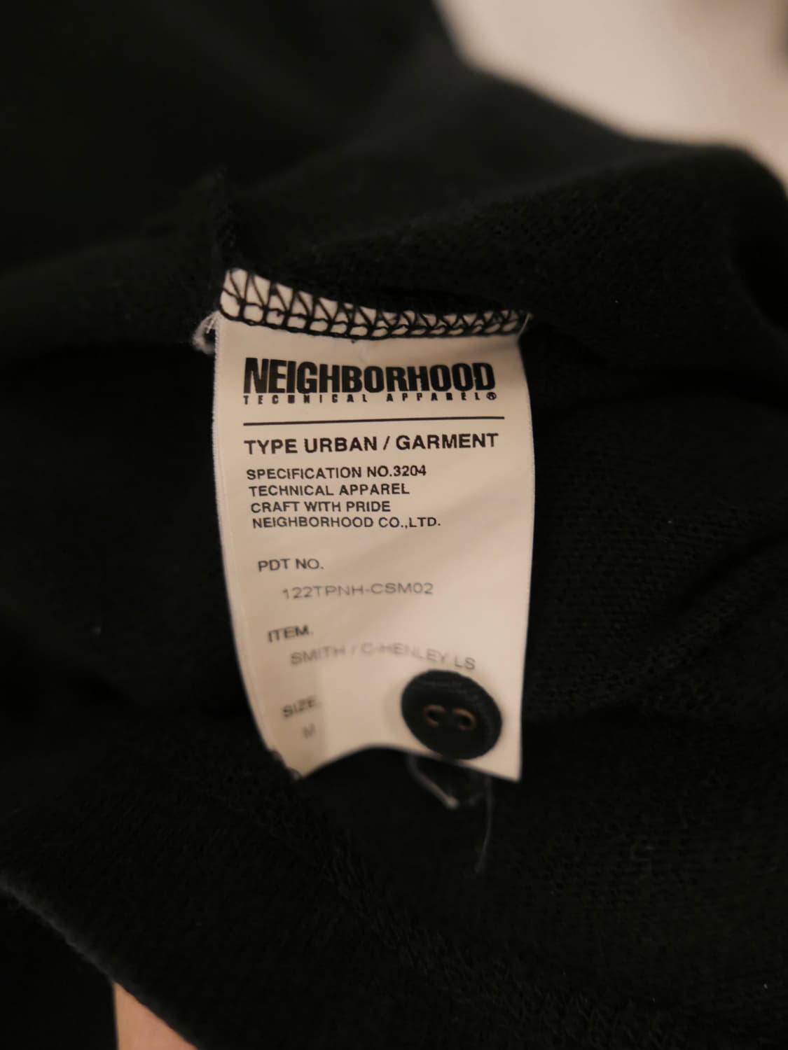 네이버후드 헨리넥 롱슬리브 상품이미지6