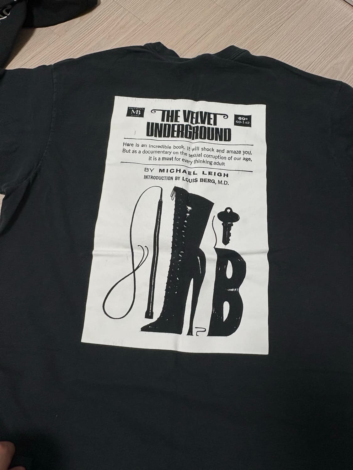 슈프림 더 벨벳 언더그라운드 반팔 xl 상품이미지2