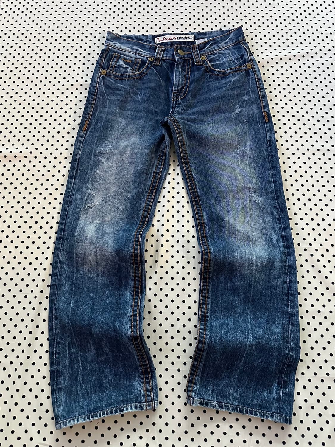 버커루 워싱 데님팬츠 y2k 펑크 상품이미지2