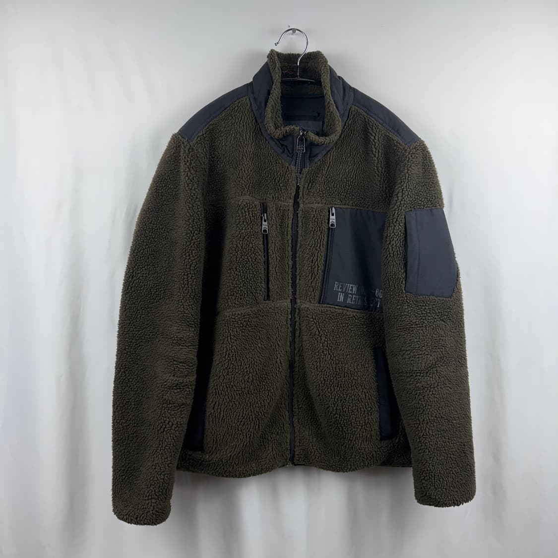 (L) 버커루 포켓 양털 플리스 자켓 카키 상품이미지2