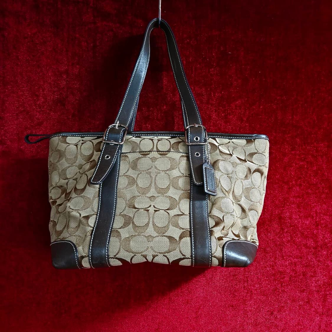 코치(Coach) 빈티지 시그니쳐 블라 숄더백 상품이미지1