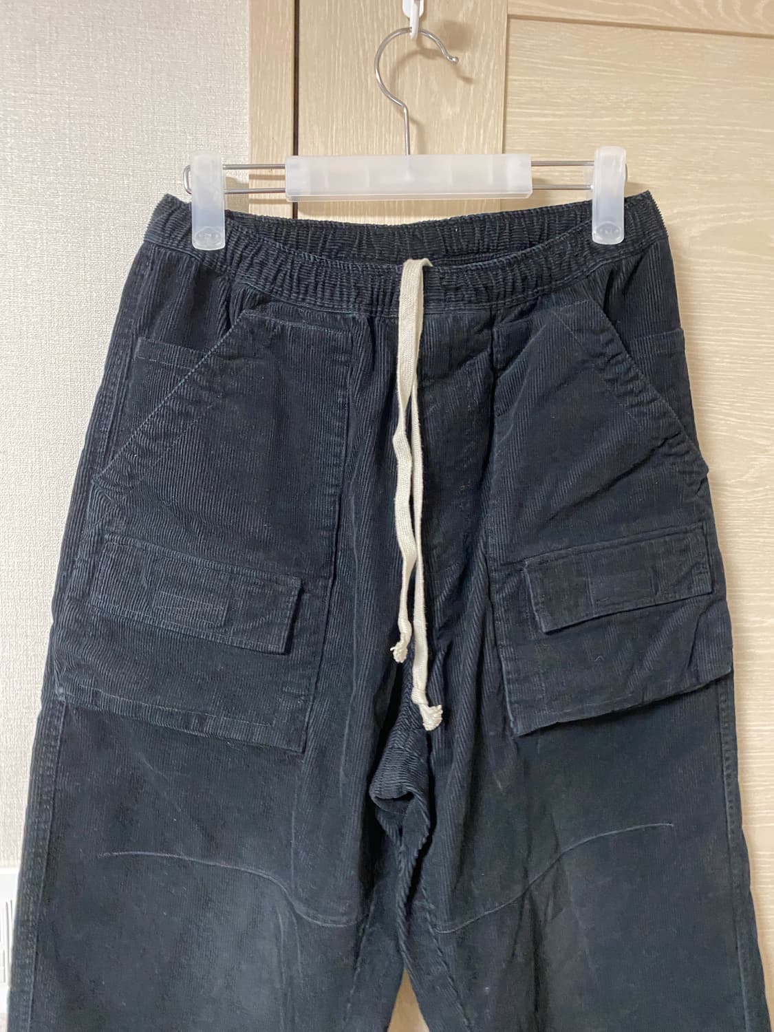 [2] 폴리테루 헤비 프론트 카고 파자마 잉크 블랙 상품이미지4