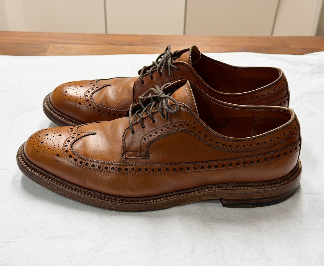 알든 탄 브라운 롱윙 더비 97641 상품이미지3