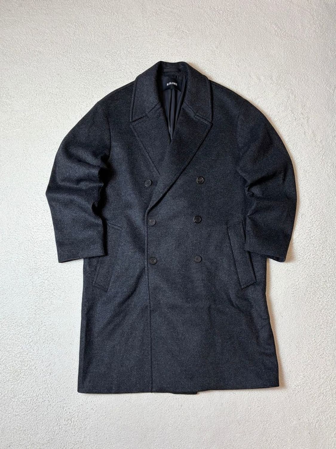 인사일런스 캐시미어 블렌드 더블 롱 코트 PN7660 상품이미지1