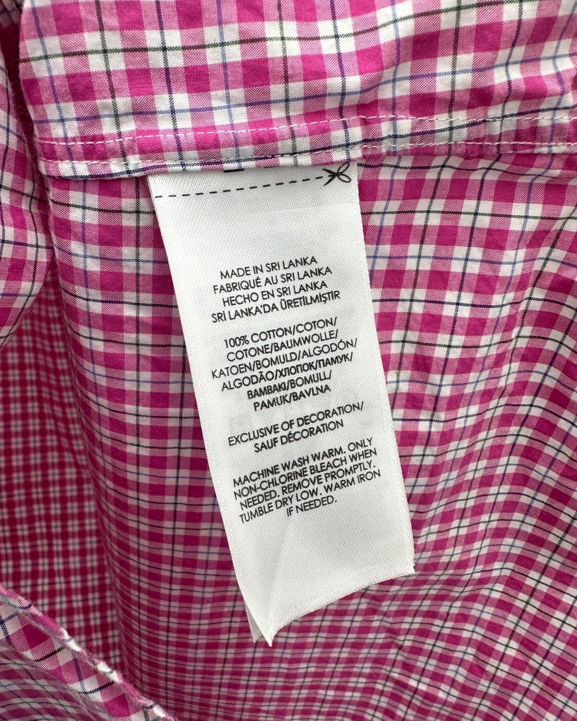 (S)랄프로렌 체크 셔츠-M1407 상품이미지4