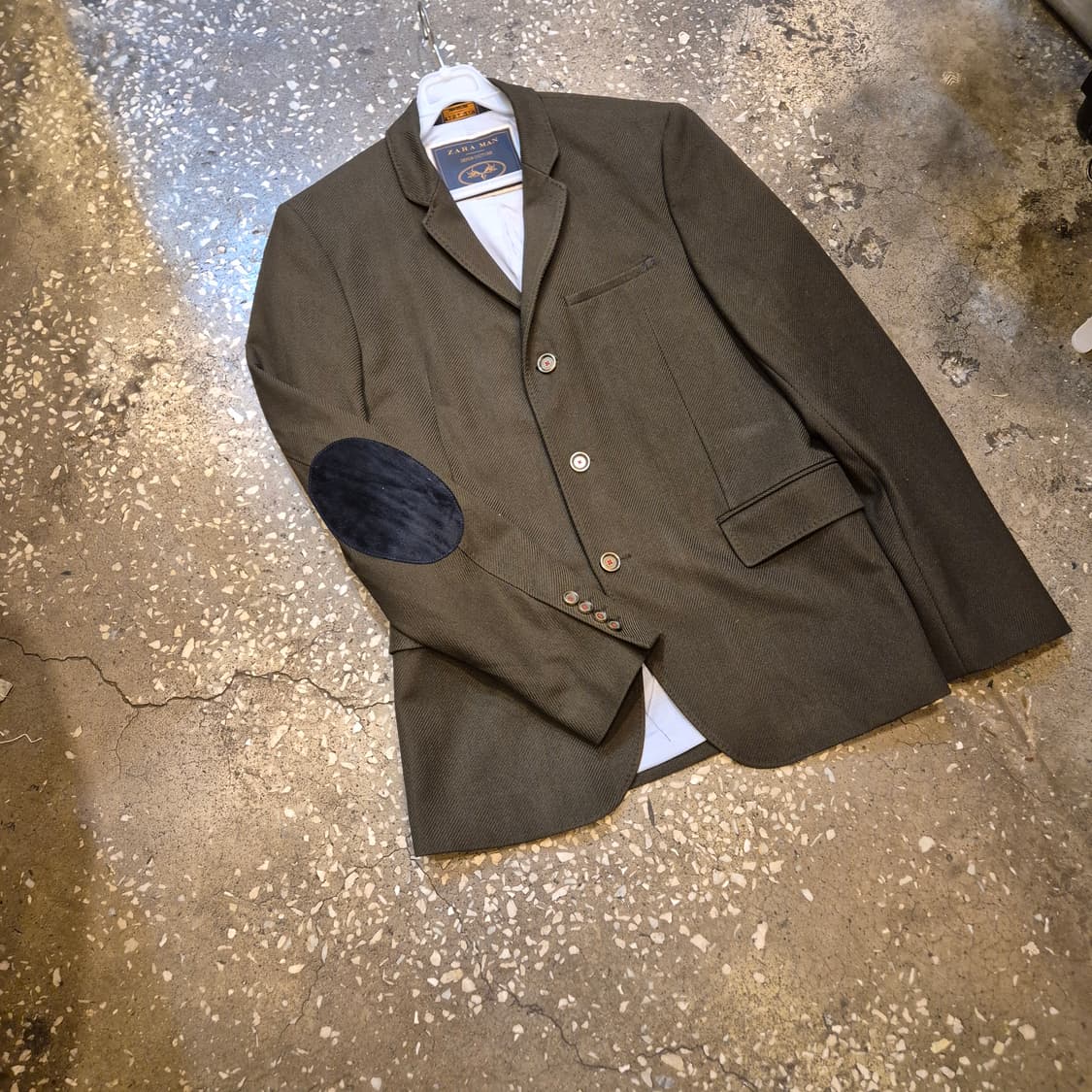 M(95) 자라 카키 블레이져  상품이미지9