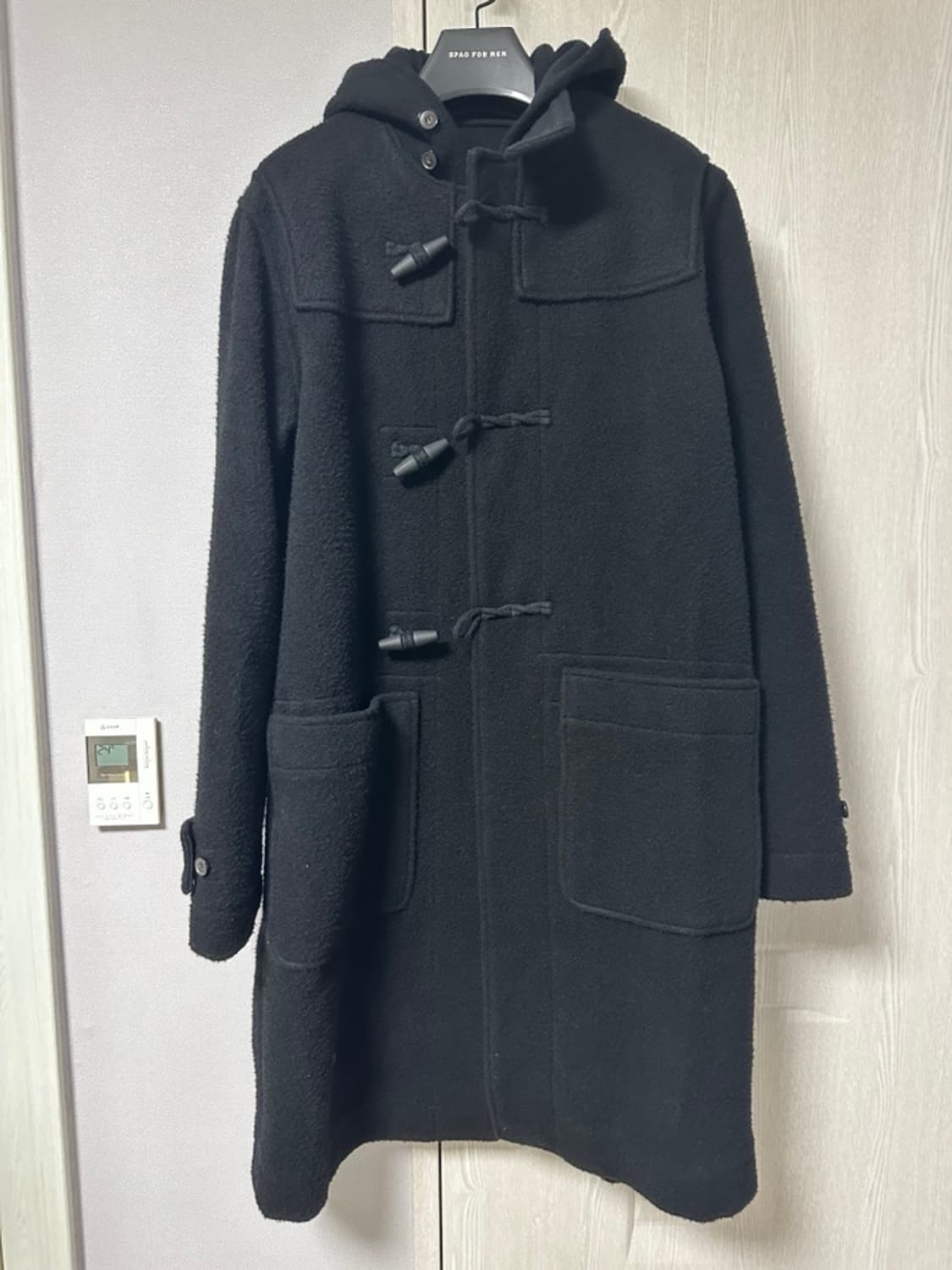 [50]우드우드 OSCAR COAT BLACK 더플코트팝니다.  상품이미지1