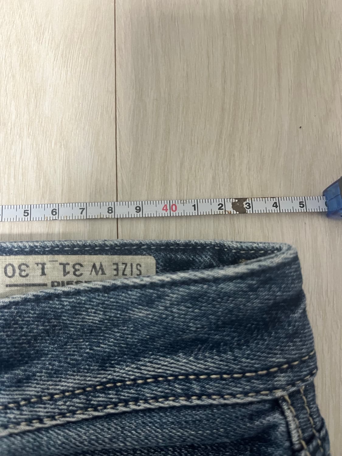 디젤 라키(LARKEE) 레귤러 일자핏 데님 W31 L30 상품이미지9