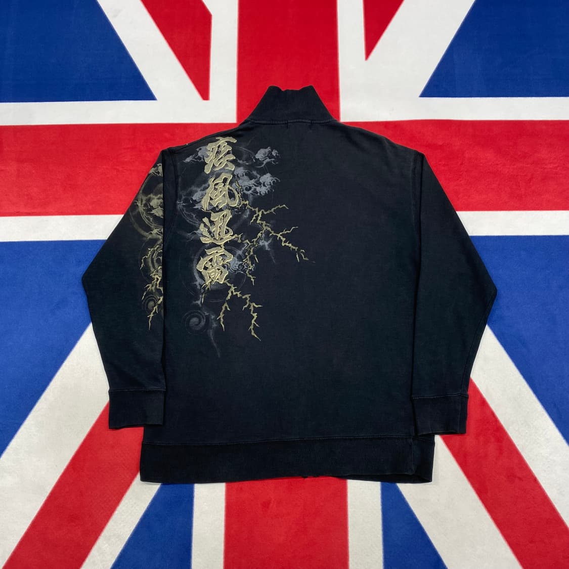 jpn 오리엔탈 스컬 프린팅져지 실측 XL  상품이미지2