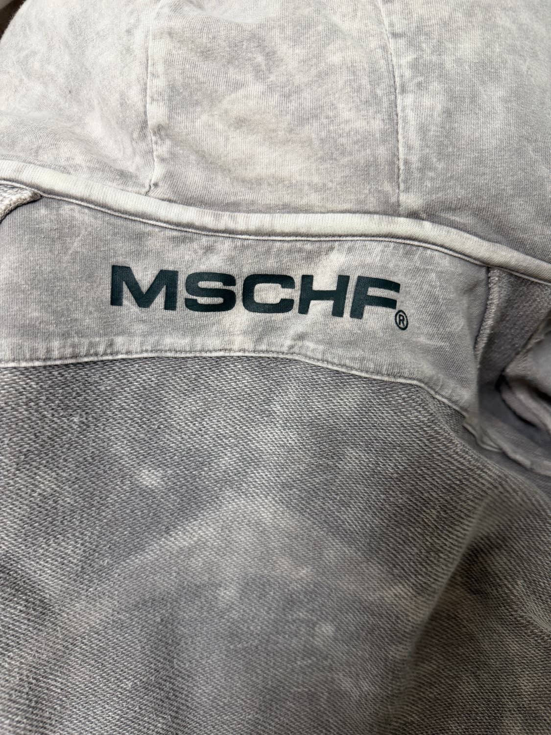 미스치프 빅포켓 후디 핑크그레이 상품이미지4