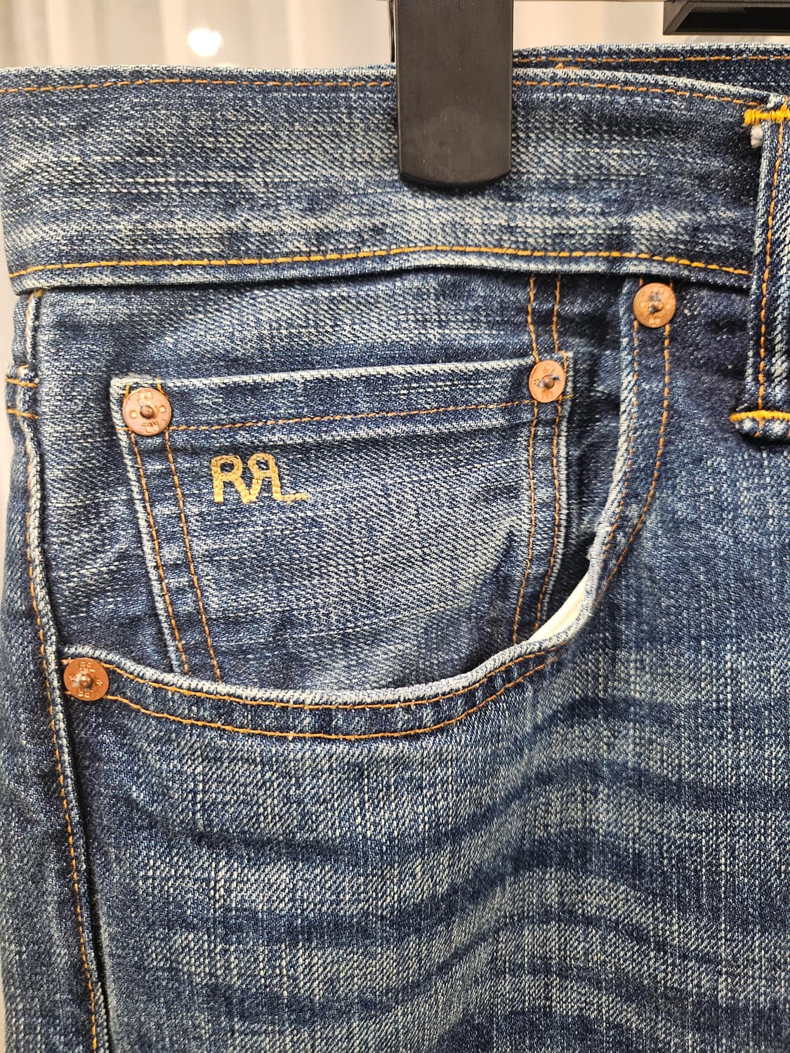 RRL 더블알엘 슬림핏 셀비지 데님 36 상품이미지2