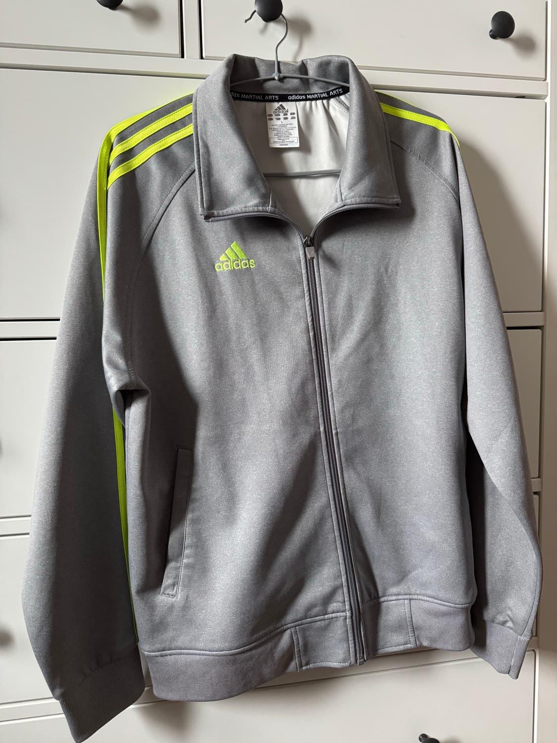 아디다스 그레이 형광 마샬아츠 트랙탑 져지 상품이미지1