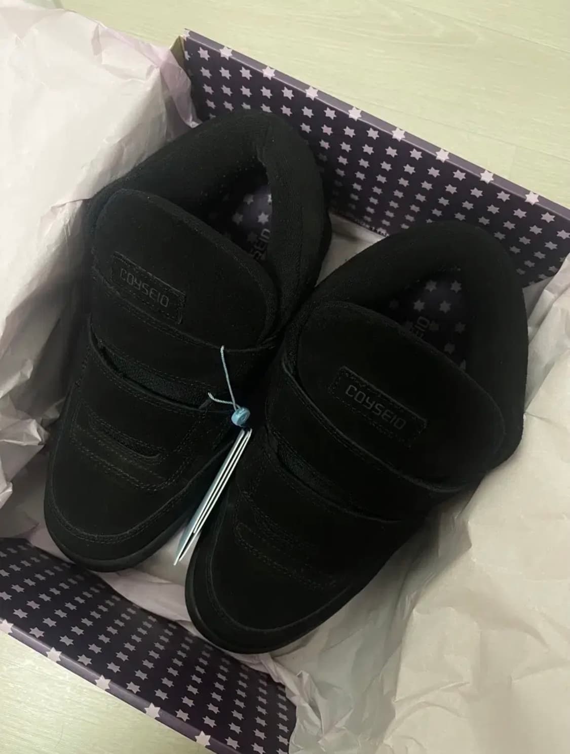 코이세이오 범블 스니커즈 블랙 260 상품이미지1