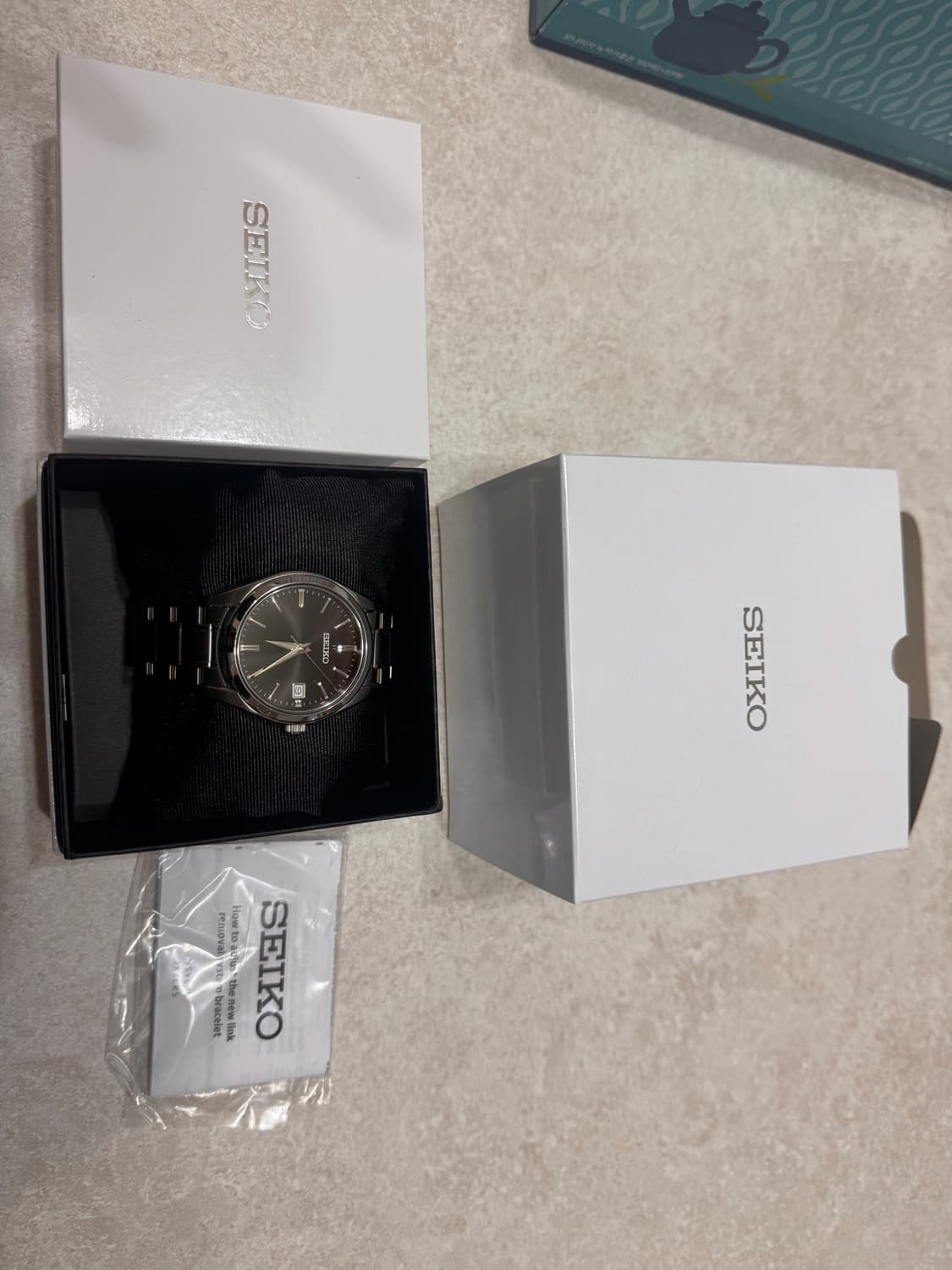 세이코 SUR311P1 블랙 메탈 시계 상품이미지3