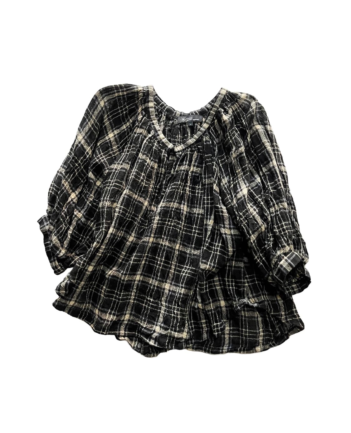 ISABEL MARANT ETOILE check blouse 상품이미지1