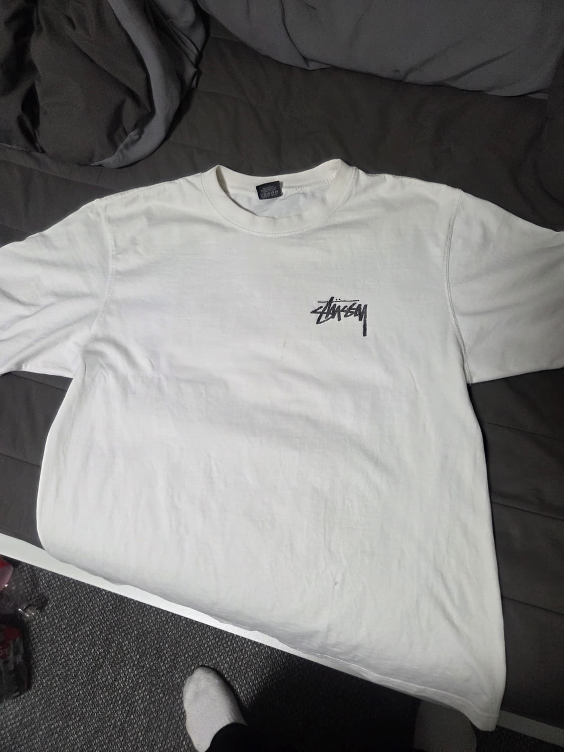 스투시 퍼지다이스 반팔티 XL 상품이미지2