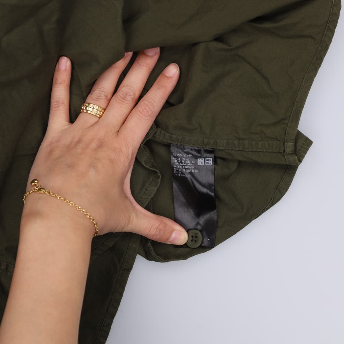 M 유니클로 포켓 셔츠 0427H 상품이미지4