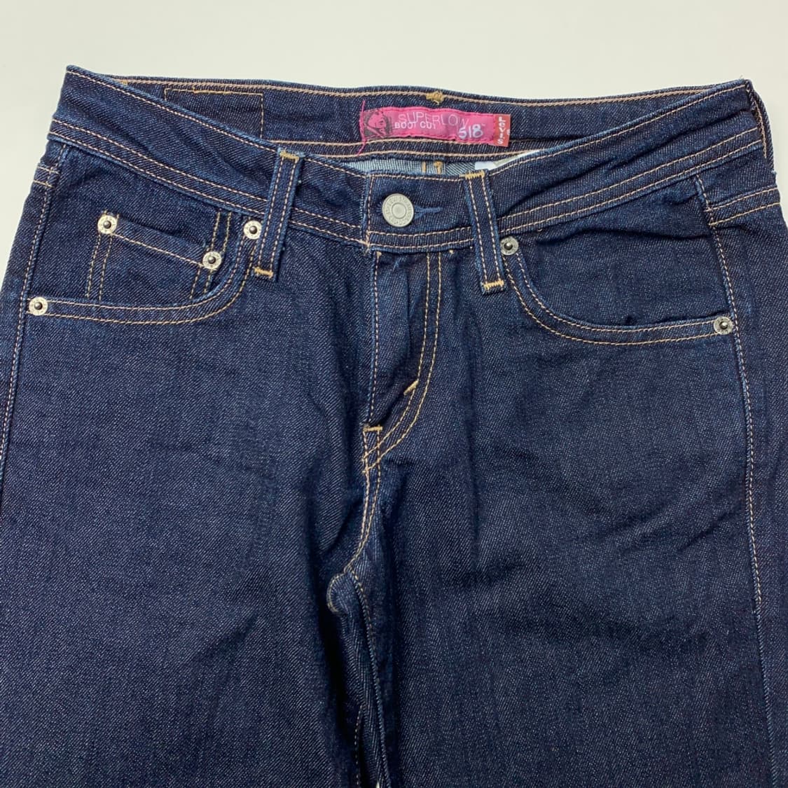 [28/정품] 리바이스 518 슈퍼로우 부츠컷 데님 팬츠 L2-0017 상품이미지3