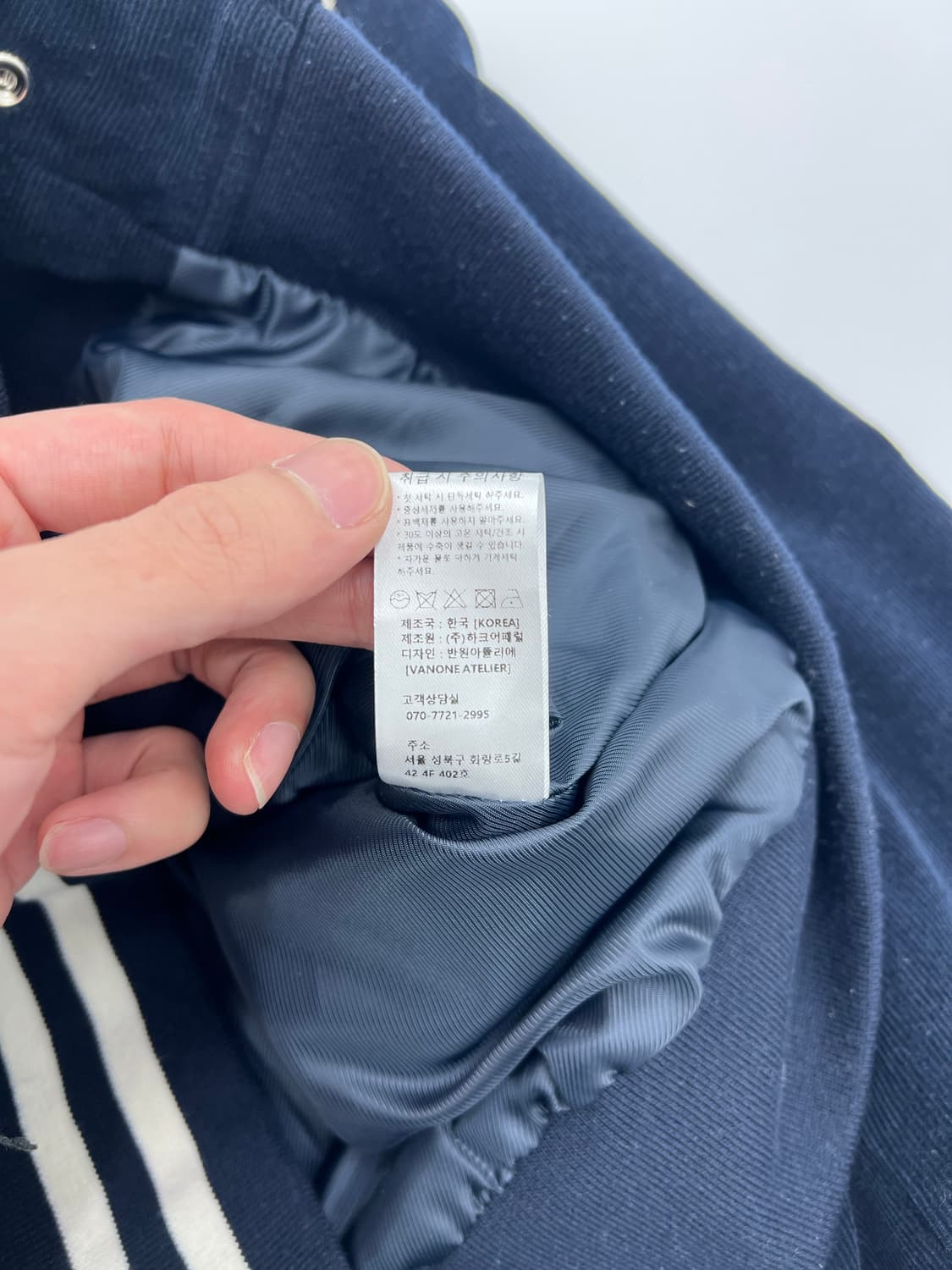 우먼 코듀로이 베이스볼 크롭 자켓 상품이미지4