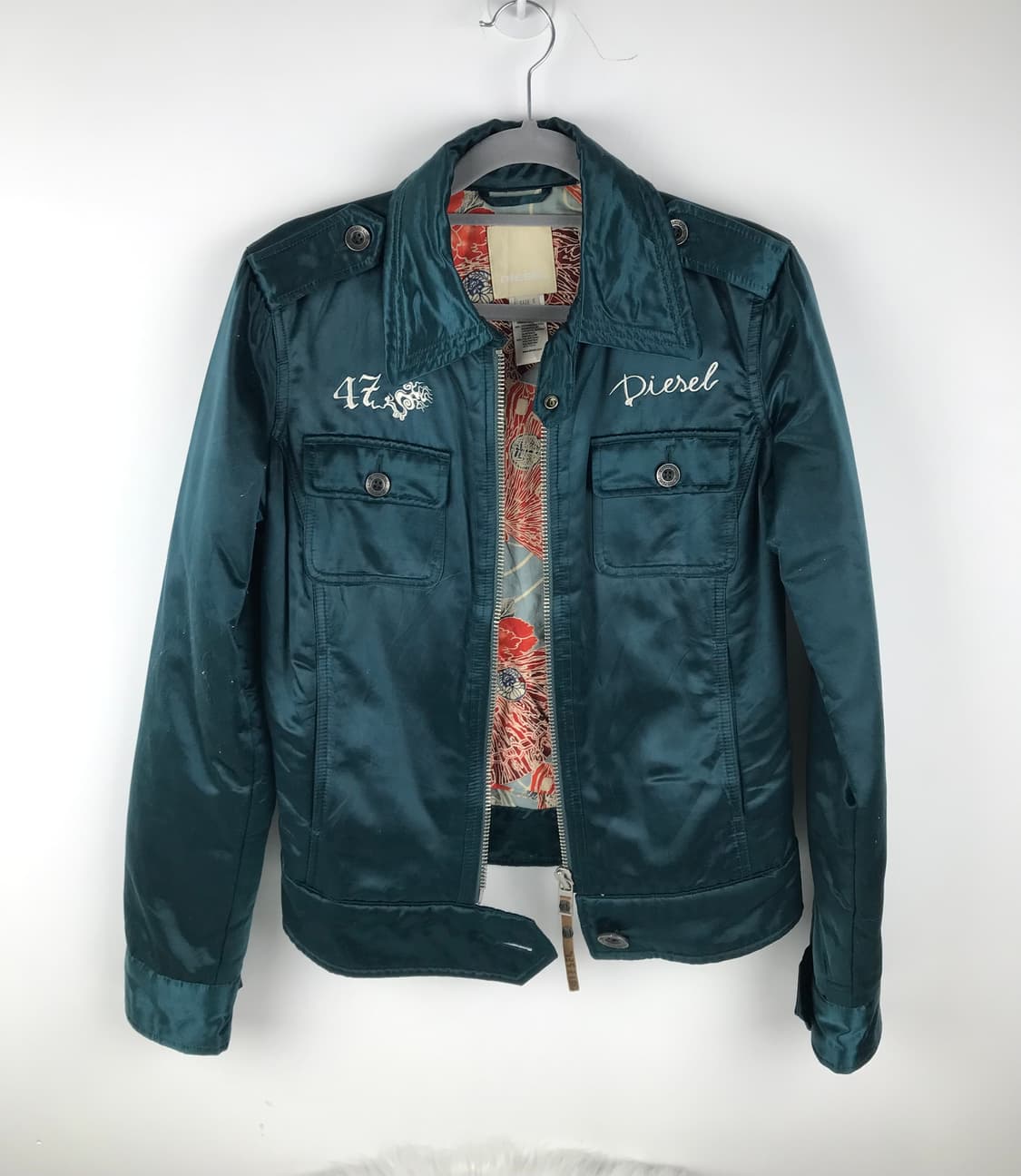 디젤 블루종 자켓 스윙탑폴리쉘 diesel 빈티지 희귀 대대장 점퍼 집업 상품이미지1