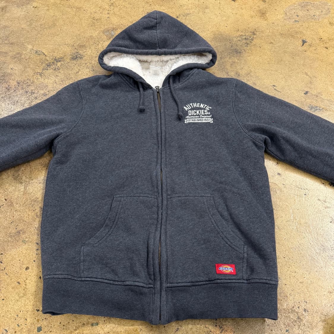 디키즈 그레이 양털 후드집업 상품이미지3