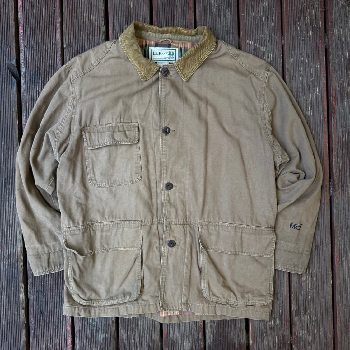 LLBean 베이지 초어자켓 상품이미지1