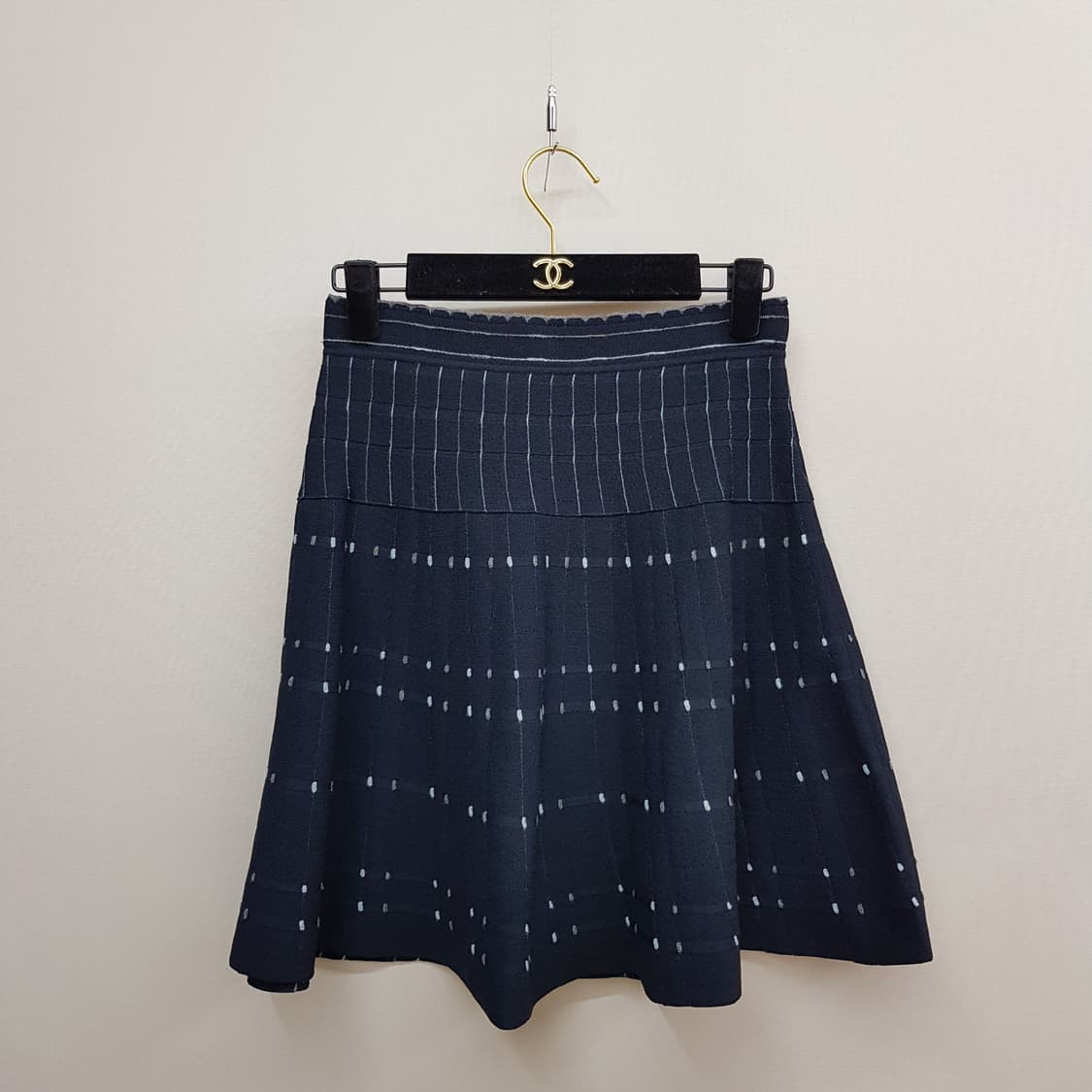 한섬 SJSJ  도트 스트라이프 니트 투피스 세트  F사이즈 상품이미지6