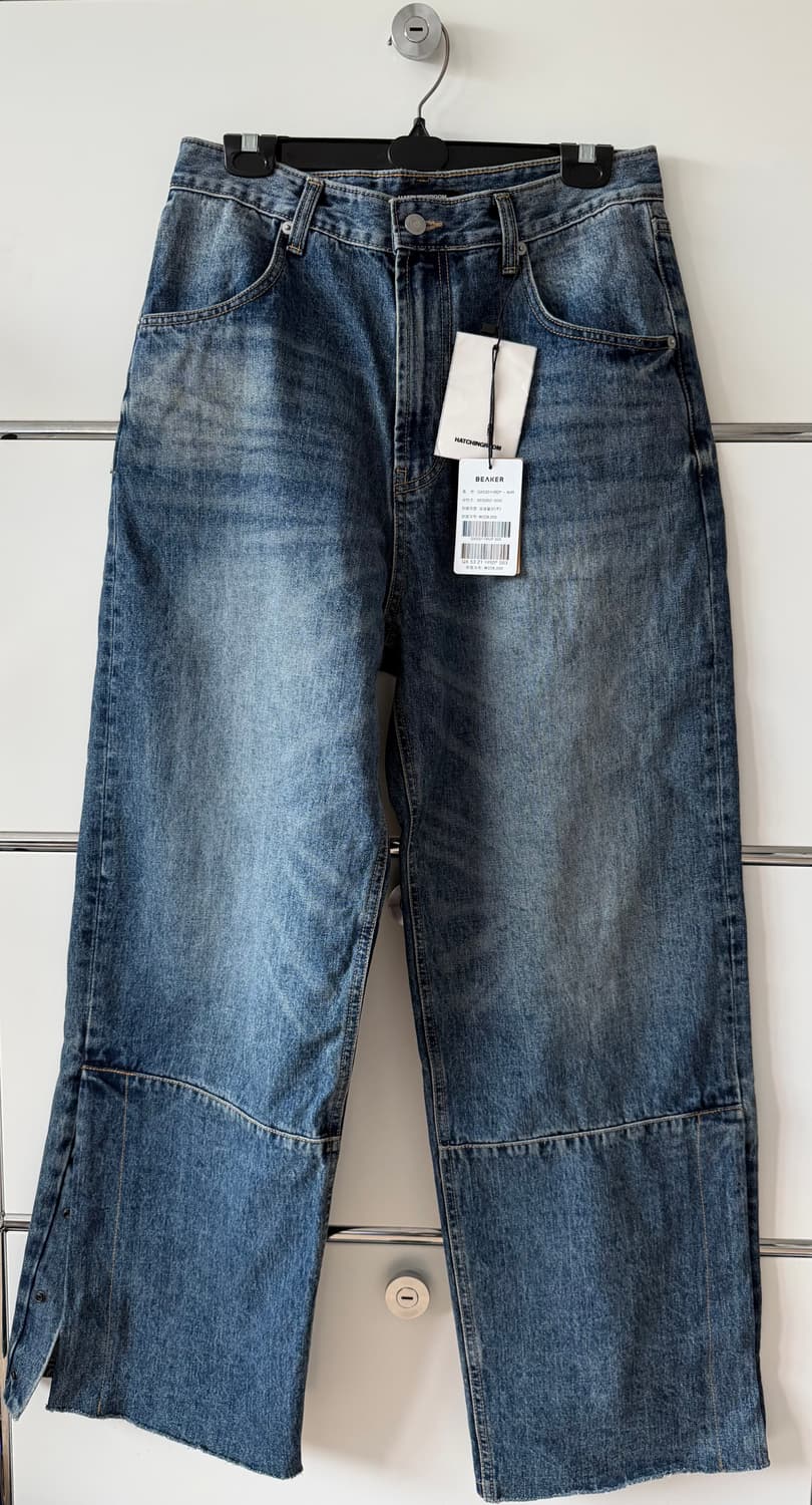 해칭룸 밑단 스냅 청바지 (새제품) 상품이미지2