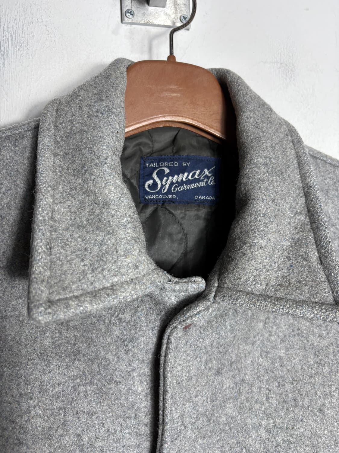 Symax 캐나다 울 가죽 바시티 자켓 상품이미지3