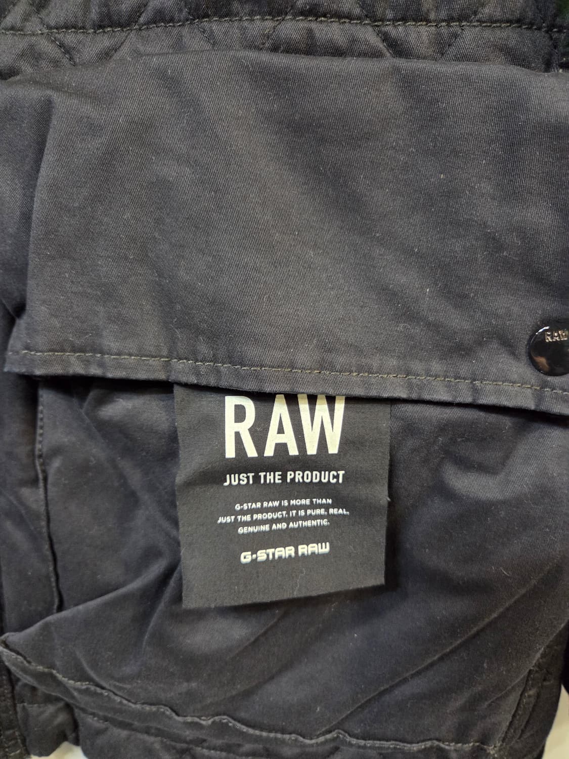 G-STAR프리미엄 트윌 원단의 경량 퀼팅 후드 자켓(S) 상품이미지4