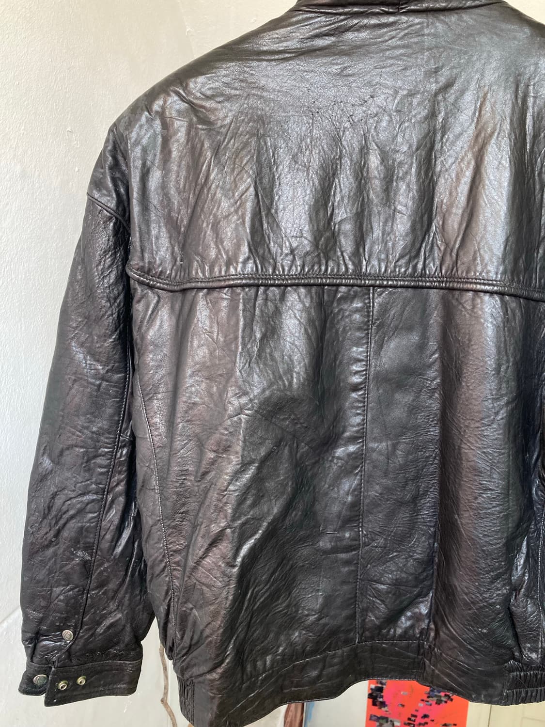 빈티지 리얼레더 포켓 자켓 상품이미지6