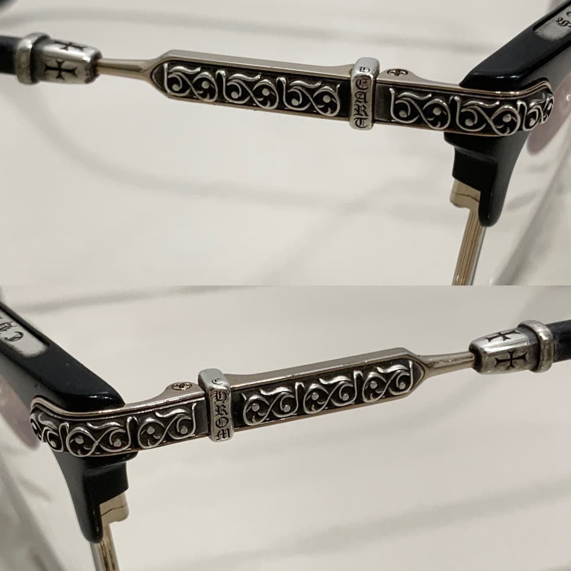 크롬하츠 버티컬스마일2 안경 [BK/GP] 블랙&골드 상품이미지7