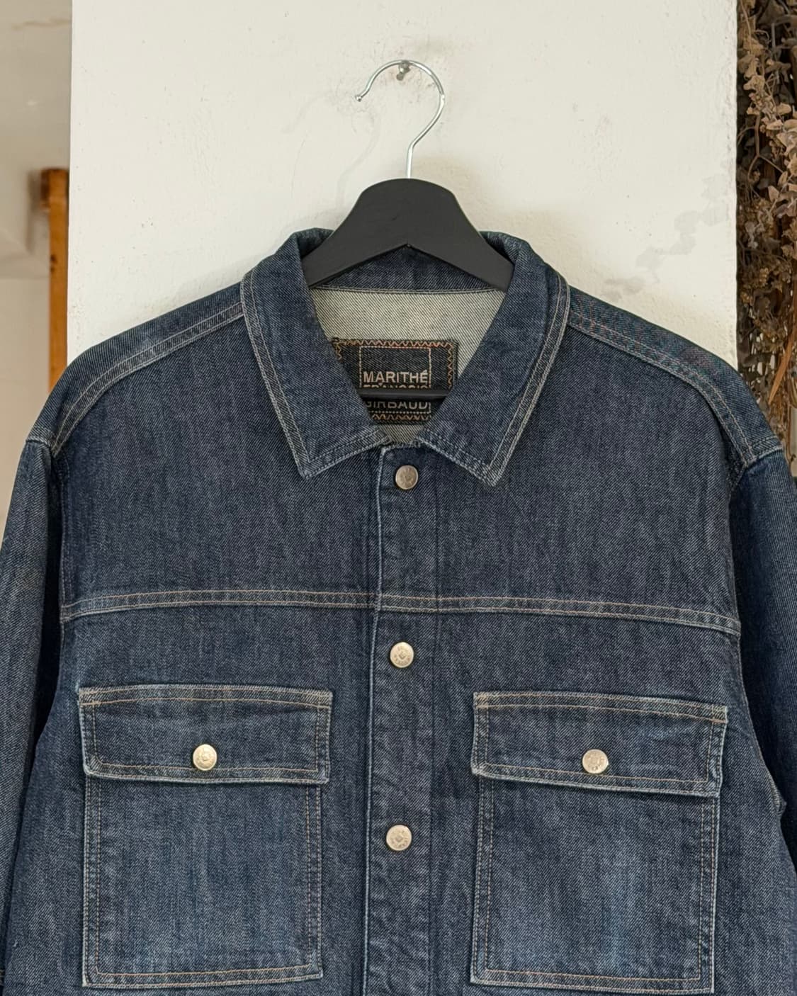 마리떼 프랑소와 저버 데님 스냅버튼 포켓 자켓 상품이미지4