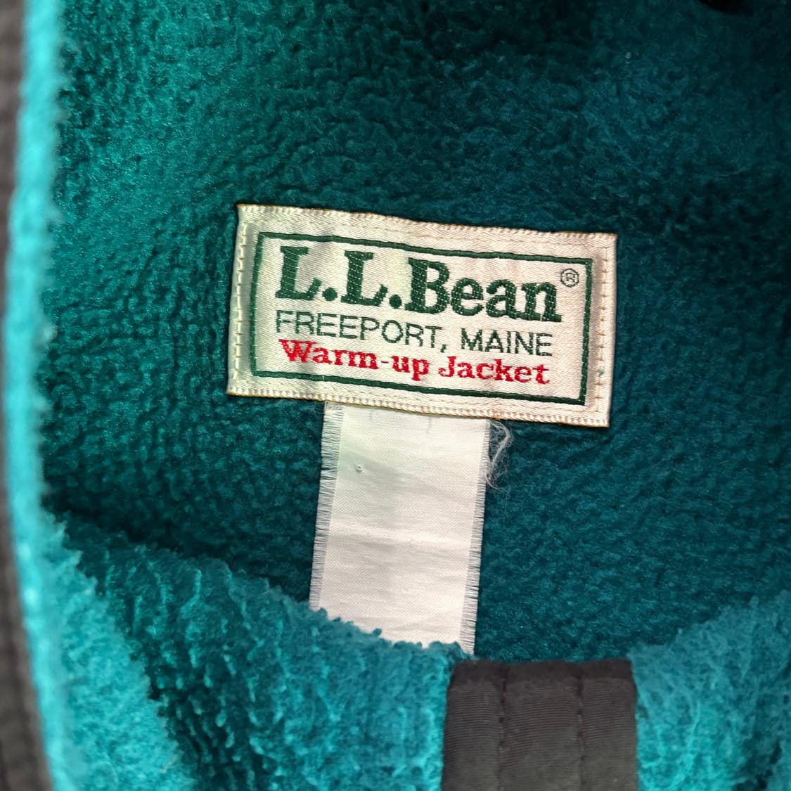 [XL] USA🇺🇸 LL BEAN  엘엘빈 웜업 자켓 후리스 플리스 상품이미지6