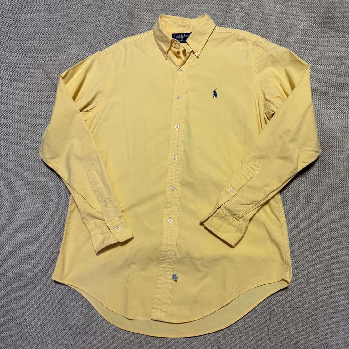 폴로 랄프로렌 옐로우 코튼 셔츠 상품이미지1