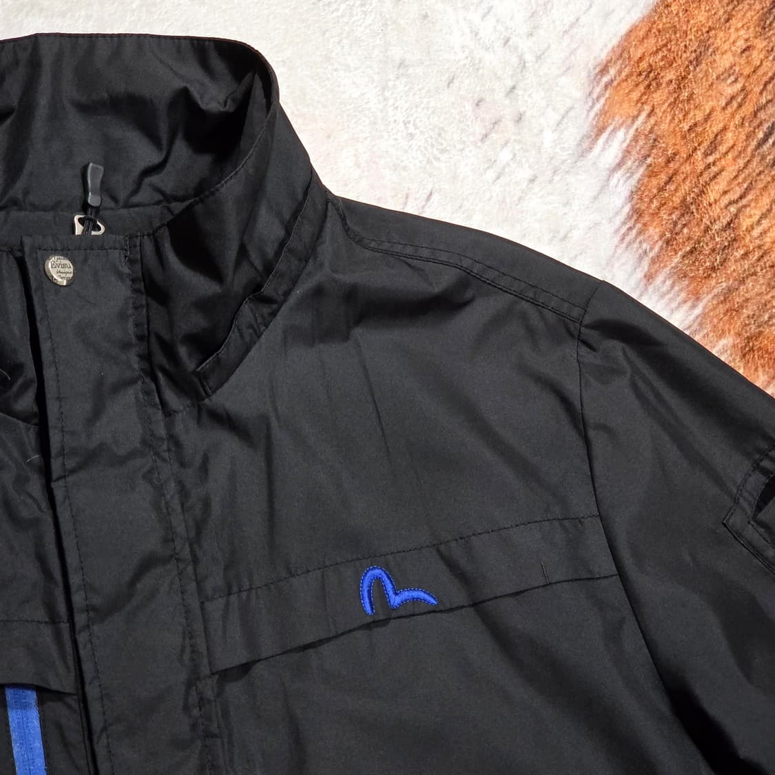 에비수 블랙 바람막이 자켓 상품이미지2