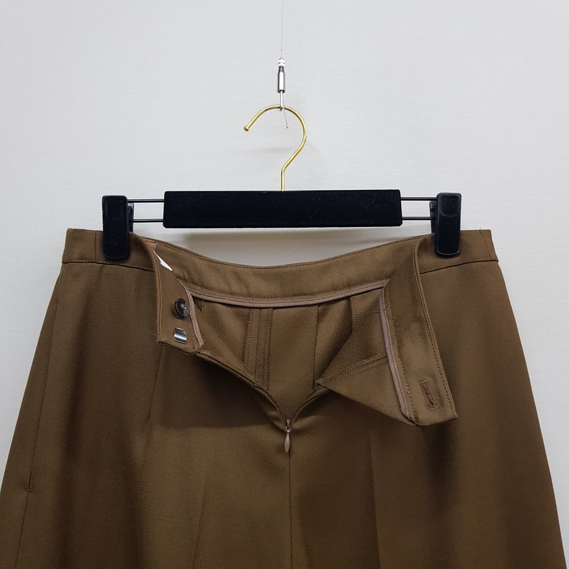 한섬 시스템 울 플리츠 미디 팬츠 67-98사이즈 상품이미지5