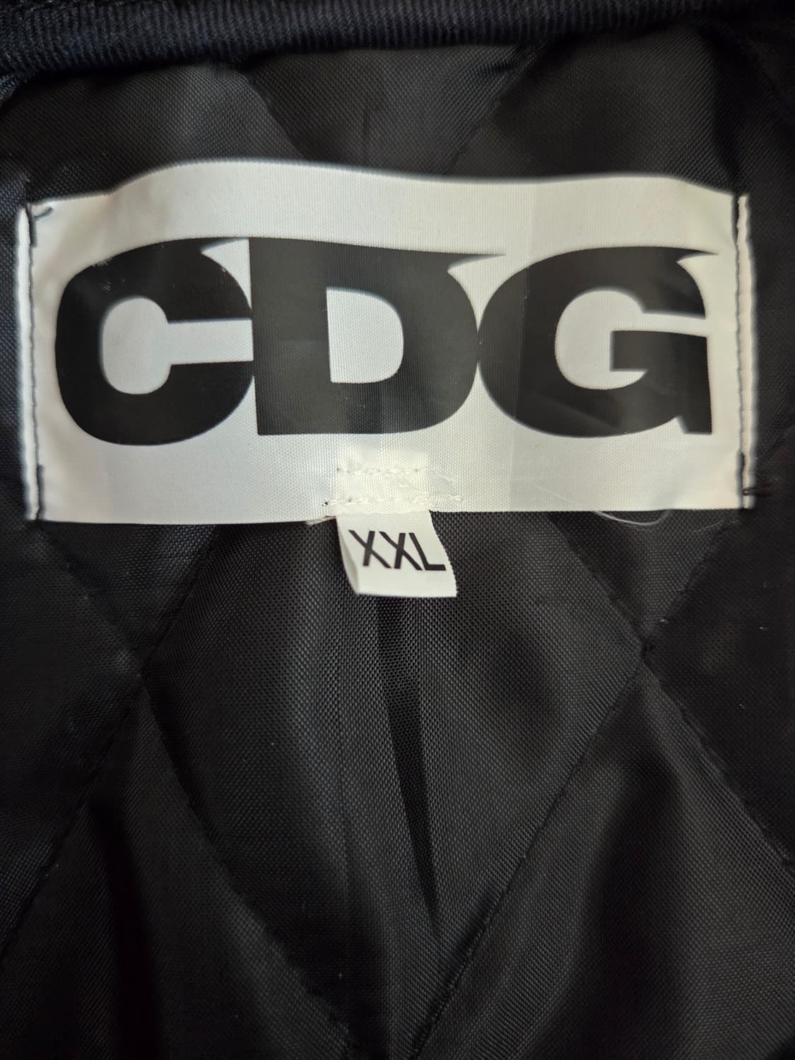 꼼데 CDG 퀼티드 블루종 자켓 블랙 상품이미지4