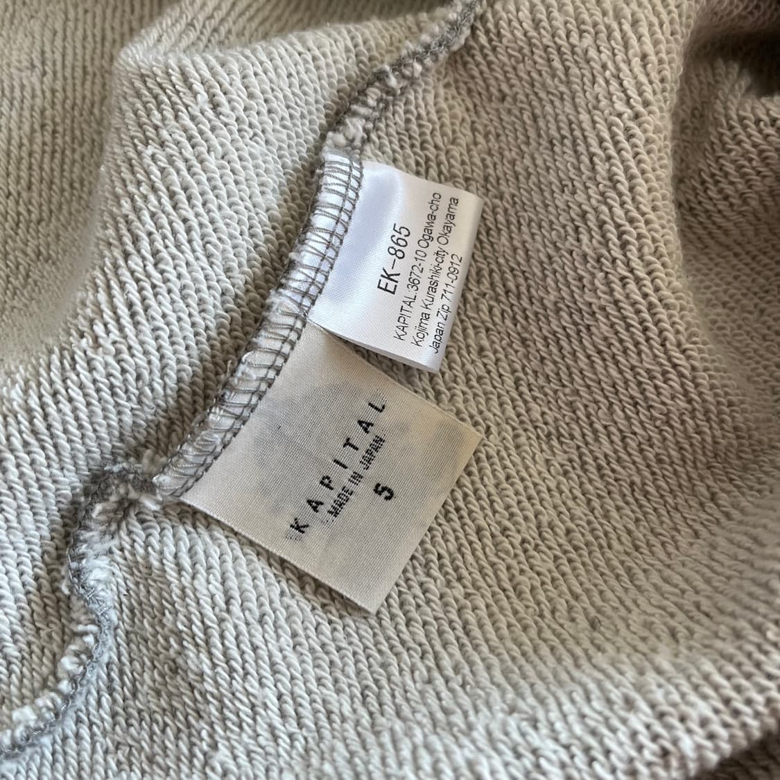 캐피탈 스마일 맨투맨 5사이즈 스웻셔츠 상품이미지4