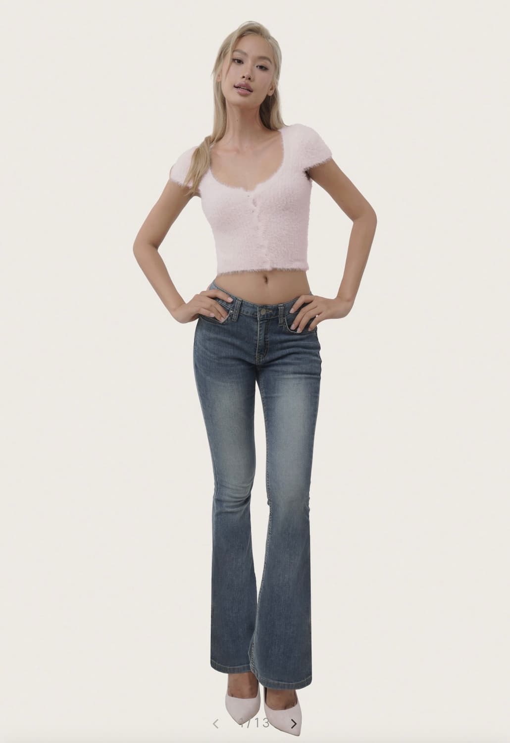 클리시어 cotton candy fur cardigan 코튼 캔디 퍼 상품이미지3