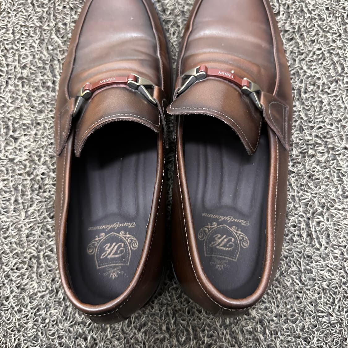 TANDY 텐디 남성 정장 구두 로퍼 브라운 260 상품이미지5