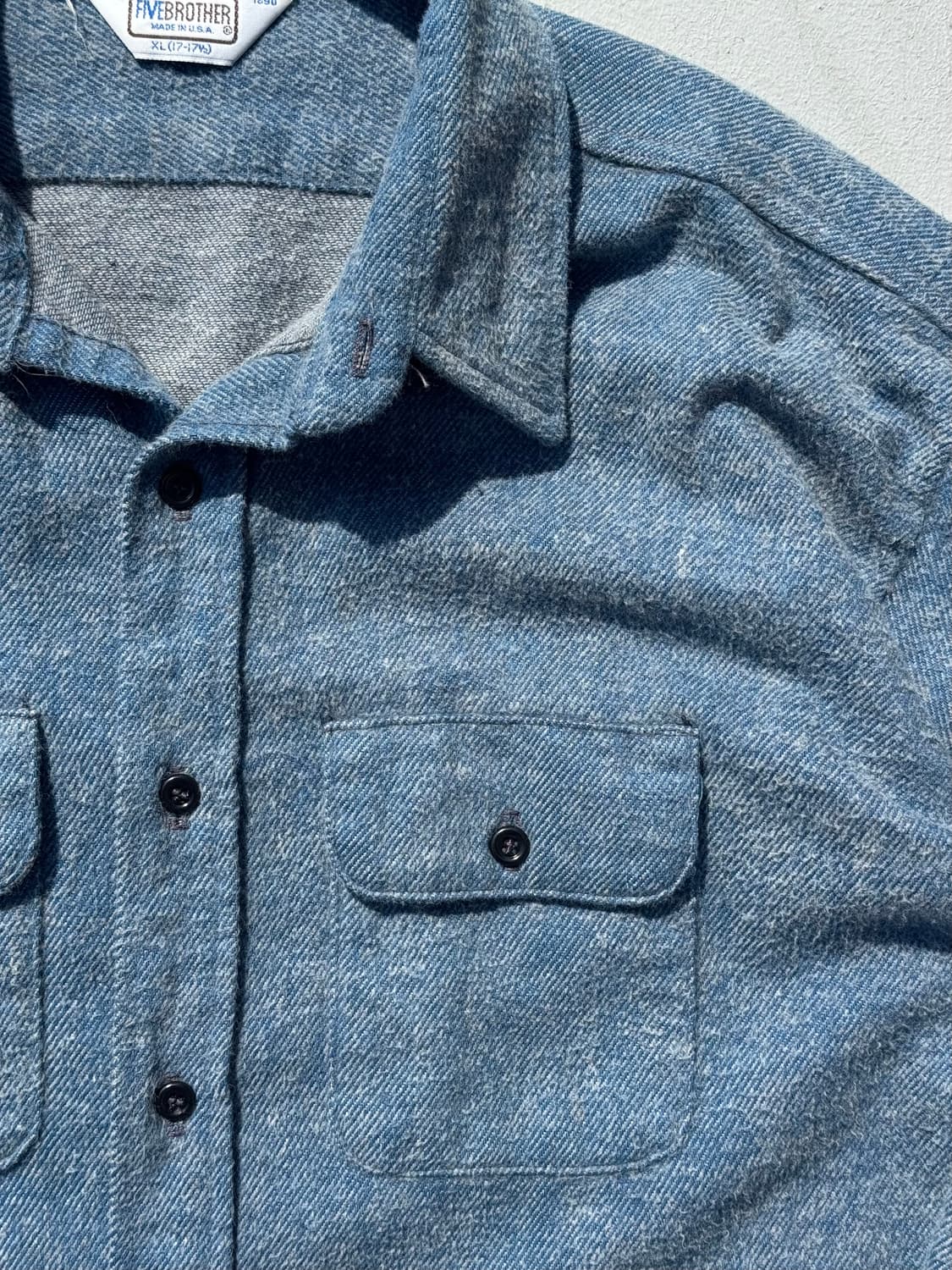 빈티지 파이브브라더 프란넬 셔츠 USA  상품이미지3