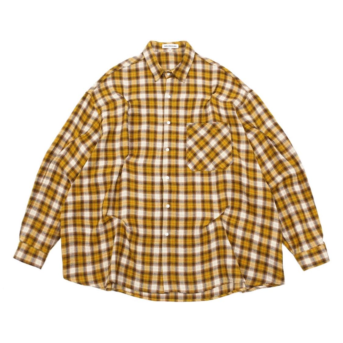 노쿨러스 CHECK BITE SHIRTS MUSTARD 체크 셔츠 2 상품이미지1