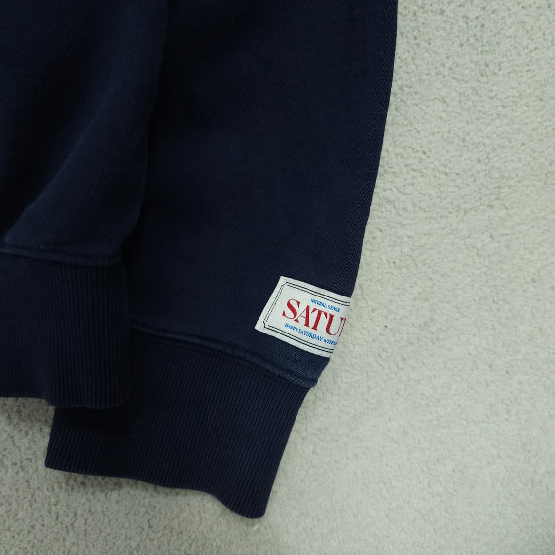 세터 클래식 로고 후드티 XL 네이비 상품이미지4