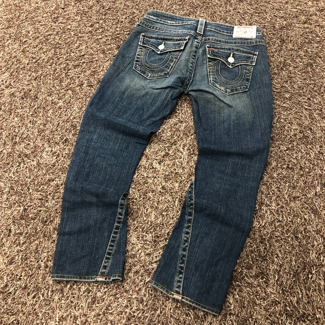 트루릴리전 조이 워싱 디스 부츠컷 데님 팬츠 상품이미지4