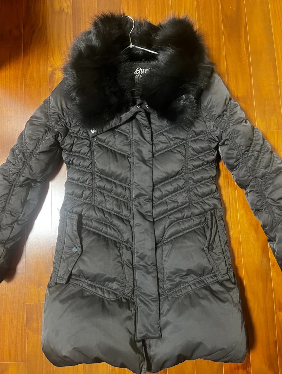 게스 검정 패딩 상품이미지1