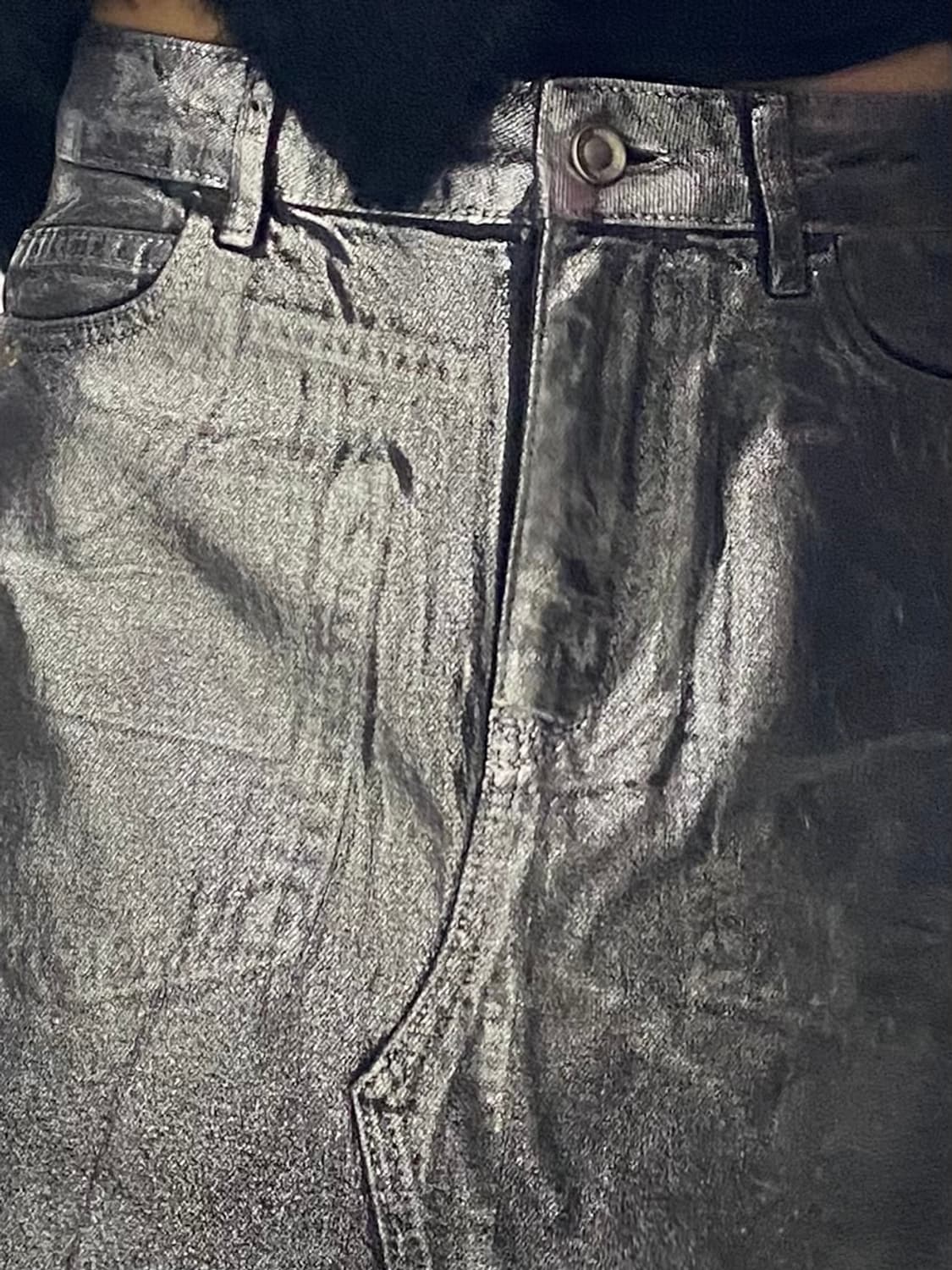 실버 글리터 스커트 상품이미지3